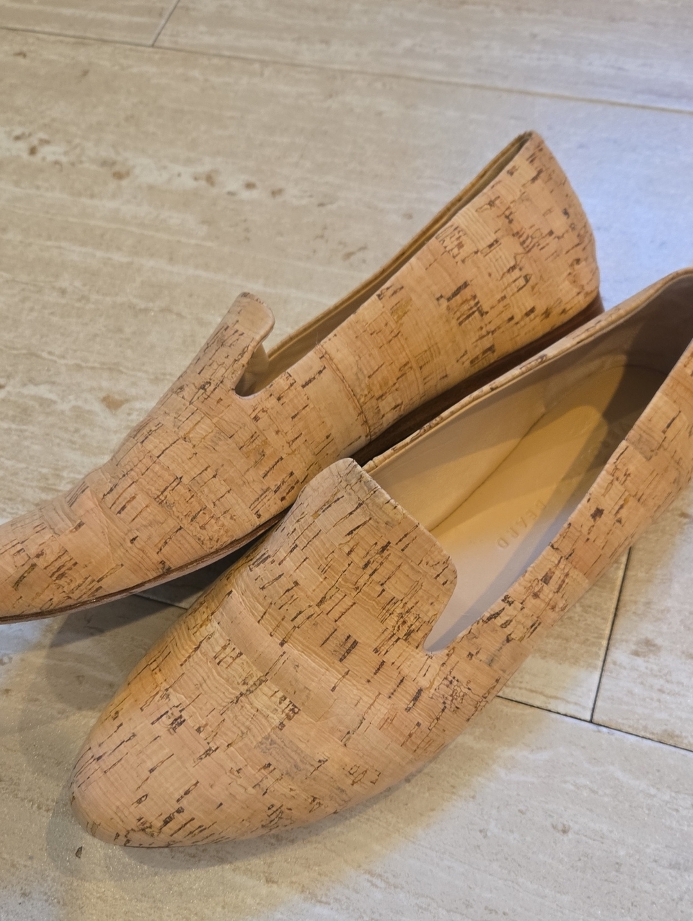 Veronica Beard Griffin Flat Cork Loafers